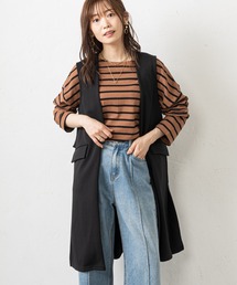 prose verse | ダブルフェイスバックベルトジレ(ベスト)