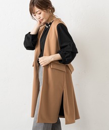 prose verse | ダブルフェイスバックベルトジレ(ベスト)