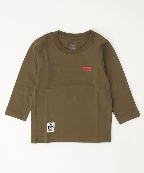 CHUMS（チャムス）の「【CHUMS】Kid's Booby Logo L/S T-Shirt（Tシャツ/カットソー・キッズ・ホワイト/ブラック/ネイビー/カーキ/パープル/ベージュ・SMALL/MEDIUM/LARGE/X-LARGE）」の17枚目の写真