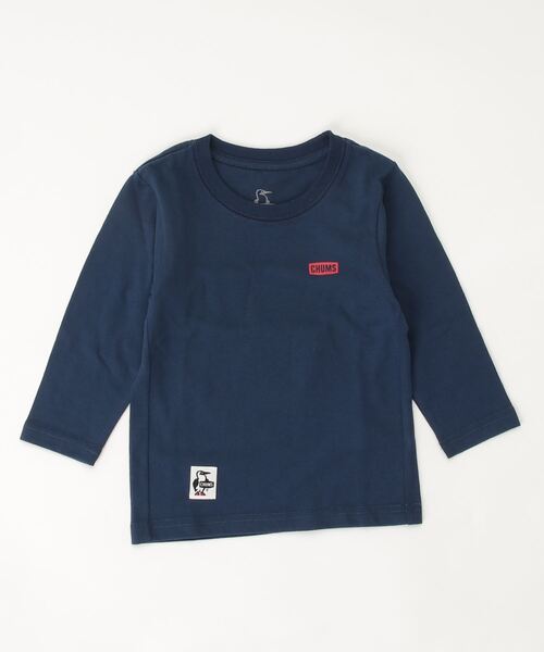 CHUMS（チャムス）の「【CHUMS】Kid's Booby Logo L/S T-Shirt（Tシャツ/カットソー・キッズ・ホワイト/ブラック/ネイビー/カーキ/パープル/ベージュ・SMALL/MEDIUM/LARGE/X-LARGE）」の18枚目の写真