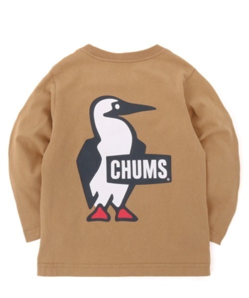 CHUMS（チャムス）の「【CHUMS】Kid's Booby Logo L/S T-Shirt（Tシャツ/カットソー・キッズ・ホワイト/ブラック/ネイビー/カーキ/パープル/ベージュ・SMALL/MEDIUM/LARGE/X-LARGE）」の19枚目の写真