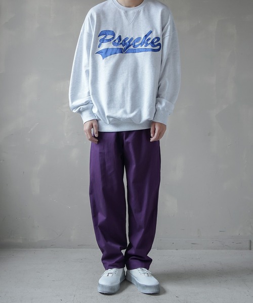 SPINNS（スピンズ）の「【ビッグシルエット】PSYCHEカレッジロゴスウェット（スウェット・メンズ・アッシュグレー/グリーン/スミクロ/ロイヤルブルー/イエロー/オレンジ/ダークグリーン・ONESIZE）」の10枚目の写真