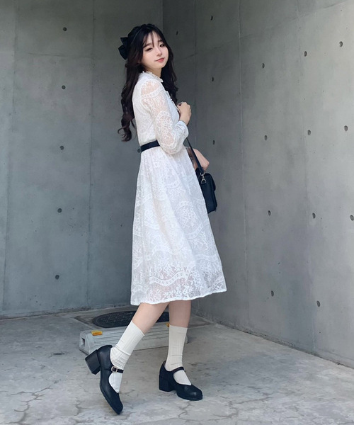 ＊送料・関税込み＊CHLOE ラミー ミディワンピース ラッフル付き CHLOÉ ラミー ミディワンピース ラッフル付き | THE OUTNET
