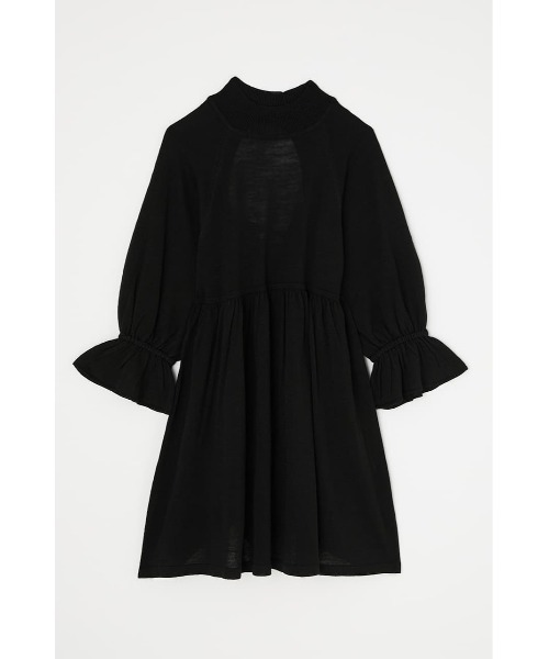 MOUSSY LOOSE KNIT チュニック MOUSSY（マウジー）の「BACK OPEN SHEER KNIT チュニック（チュニック