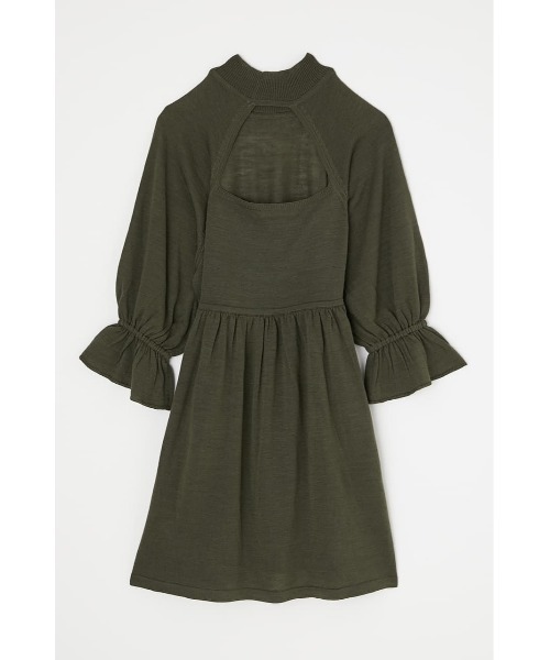 MOUSSY(マウジー)の「BACK OPEN SHEER KNIT チュニック(チュニック・レディース・ブラック/カーキ/オレンジ・FREE)」の17枚目の写真