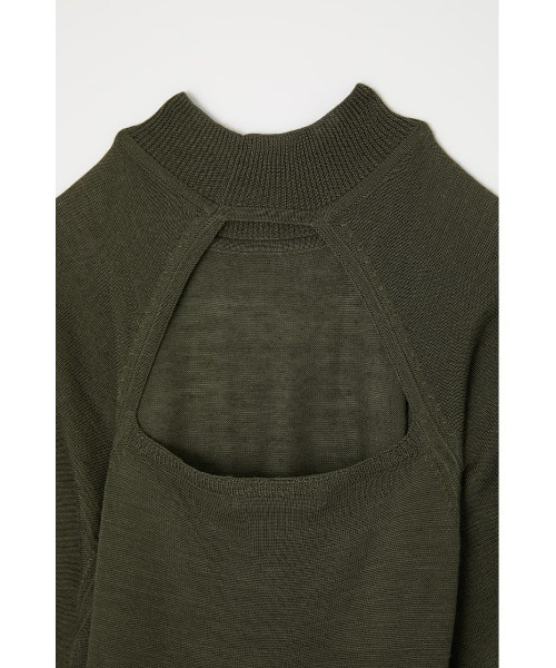MOUSSY(マウジー)の「BACK OPEN SHEER KNIT チュニック(チュニック・レディース・ブラック/カーキ/オレンジ・FREE)」の19枚目の写真