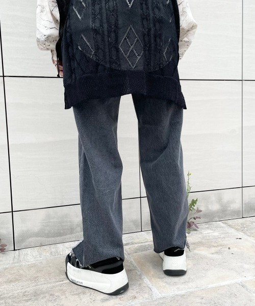 DANKE SCHON(ダンケシェーン)の「DankeSchon/ダンケシェーン/reDNM frontboots(その他パンツ・レディース・ブラック/ブルー・LARGE/MEDIUM)」の4枚目の写真