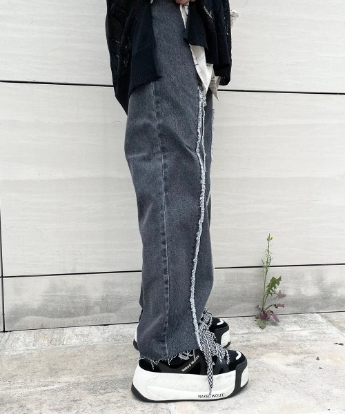 DANKE SCHON(ダンケシェーン)の「DankeSchon/ダンケシェーン/reDNM frontboots(その他パンツ・レディース・ブラック/ブルー・LARGE/MEDIUM)」の6枚目の写真