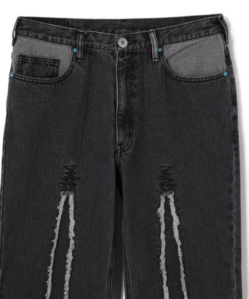 DANKE SCHON(ダンケシェーン)の「DankeSchon/ダンケシェーン/reDNM frontboots(その他パンツ・レディース・ブラック/ブルー・LARGE/MEDIUM)」の9枚目の写真