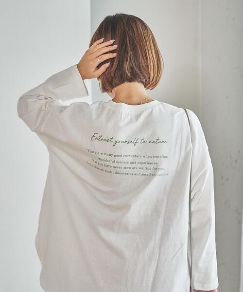 coen（コーエン）の「トラベルフォトプリントロングスリーブTシャツ（Tシャツ/カットソー・レディース・オフホワイト/ブラック/ライトグレー・L/M）」の10枚目の写真