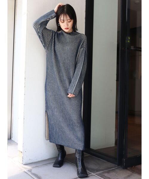 セール サイドスリットリブニットワンピース ワンピース Murua ムルーア のファッション通販 Zozotown