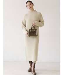MURUA | サイドスリットリブニットワンピース(ワンピース)