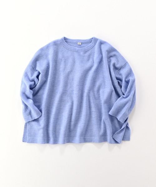 美品✨45rpm アルルのデイリービッグスリットTシャツ長袖カットソー ウール 美品✨45rpm アルルのデイリービッグスリットTシャツ長袖
