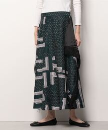 PONTI FLARED SKIRT