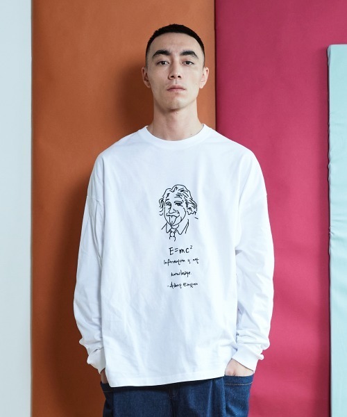 rehacer : Mr.Albert Wide L/S / ミスター アルバート ロングスリーブ Tシャツ（Tシャツ/カットソー）｜rehacer（レアセル）