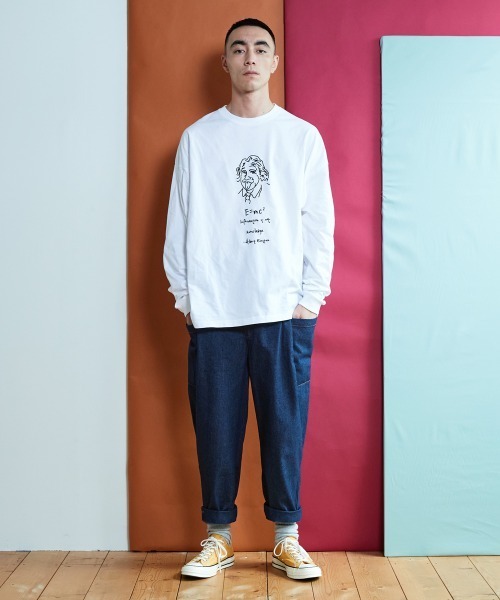 rehacer : Mr.Albert Wide L/S / ミスター アルバート ロングスリーブ Tシャツ（Tシャツ/カットソー）｜rehacer（レアセル）