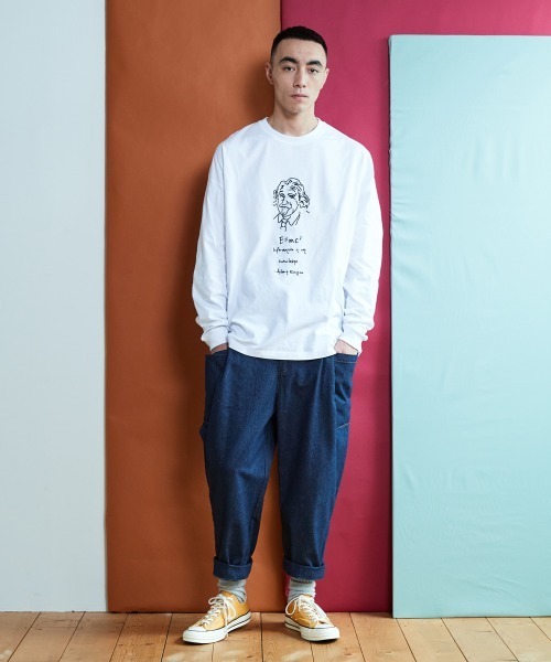 rehacer : Mr.Albert Wide L/S / ミスター アルバート ロングスリーブ Tシャツ（Tシャツ/カットソー）｜rehacer（レアセル）