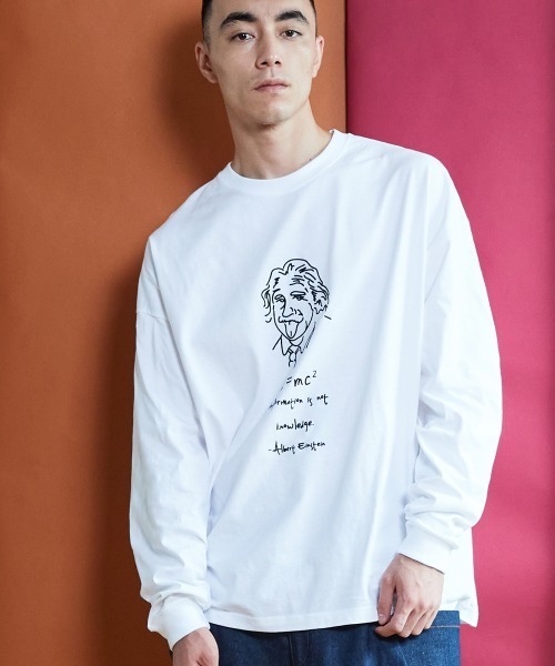 rehacer : Mr.Albert Wide L/S / ミスター アルバート ロングスリーブ Tシャツ（Tシャツ/カットソー）｜rehacer（レアセル）