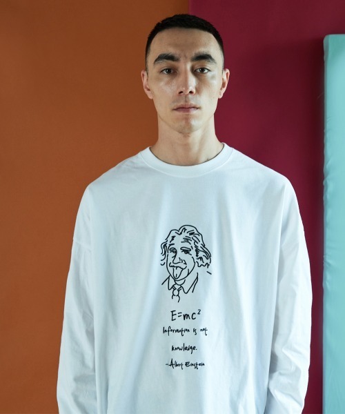 rehacer : Mr.Albert Wide L/S / ミスター アルバート ロングスリーブ Tシャツ（Tシャツ/カットソー）｜rehacer（レアセル）