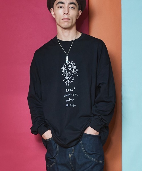 rehacer : Mr.Albert Wide L/S / ミスター アルバート ロングスリーブ Tシャツ（Tシャツ/カットソー）｜rehacer（レアセル）