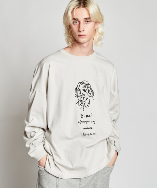 rehacer : Mr.Albert Wide L/S / ミスター アルバート ロングスリーブ Tシャツ（Tシャツ/カットソー）｜rehacer（レアセル）