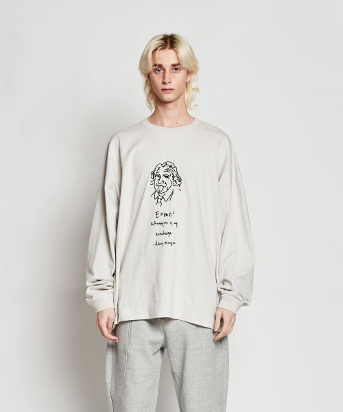 rehacer : Mr.Albert Wide L/S / ミスター アルバート ロングスリーブ Tシャツ（Tシャツ/カットソー）｜rehacer（レアセル）