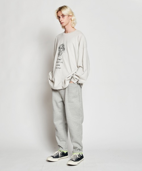 rehacer : Mr.Albert Wide L/S / ミスター アルバート ロングスリーブ Tシャツ（Tシャツ/カットソー）｜rehacer（レアセル）