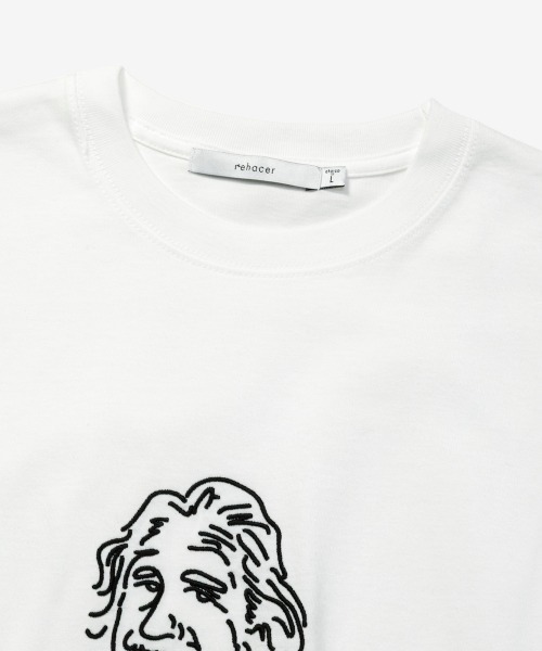 rehacer（レアセル）の「rehacer :  Mr.Albert  Wide L/S / ミスター アルバート ロングスリーブ Tシャツ（Tシャツ/カットソー・メンズ・ブラック/ホワイト/グレー・LARGE/MEDIUM/X-LARGE/SMALL）」の22枚目の写真