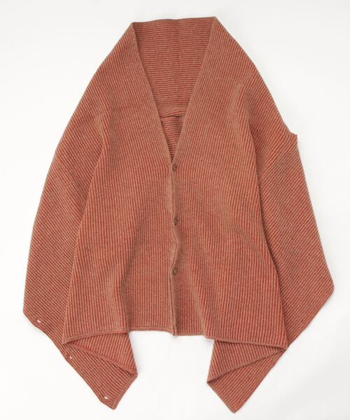 BALLAST ARK（バラストアーク）の「BALLAST ARK / バラストアーク：Multi Way Stripe Muffler：BA04-K002[AST]（ストール/ショール・メンズ・オレンジ系その他/ダークブラウン系/ダークオリーブ・FREE）」の4枚目の写真