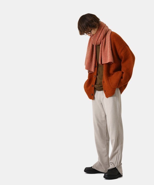 BALLAST ARK（バラストアーク）の「BALLAST ARK / バラストアーク：Multi Way Stripe Muffler：BA04-K002[AST]（ストール/ショール・メンズ・オレンジ系その他/ダークブラウン系/ダークオリーブ・FREE）」の17枚目の写真