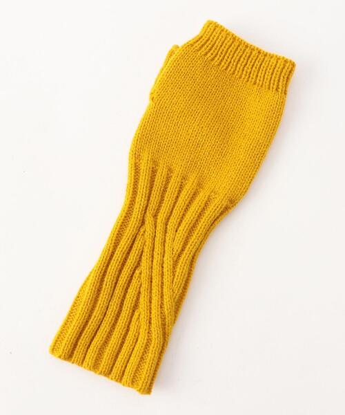 coen（コーエン）の「リブニットアームウォーマー（手袋・レディース・ブラック/オレンジ系その他/グレー/マスタード/ナチュラル・FREE）」の13枚目の写真