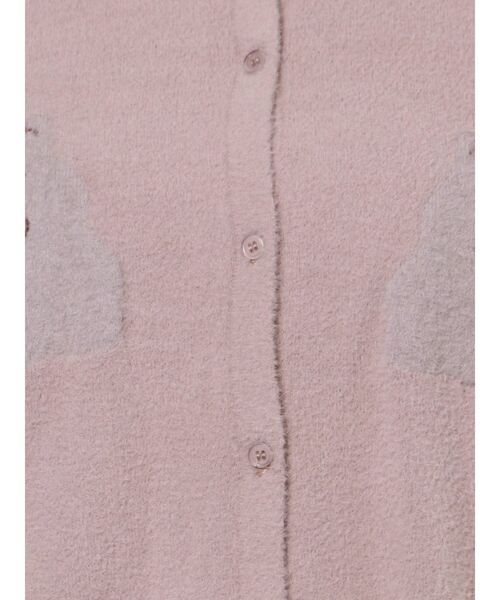 merry jenny（メリージェニー）の「cat&cat カーディガン（カーディガン/ボレロ・レディース・ブラック/オフホワイト・FREE）」の16枚目の写真