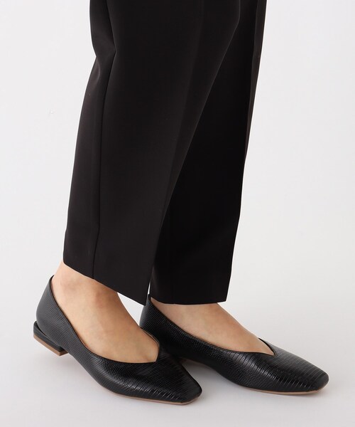 OPAQUE.CLIP（オペークドットクリップ）の「◆スクエアフラットパンプス（パンプス・レディース・ブラック/ベージュ/オフホワイト・01/02/03）」の2枚目の写真