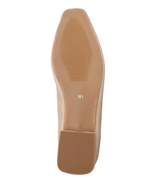 OPAQUE.CLIP（オペークドットクリップ）の「◆スクエアフラットパンプス（パンプス・レディース・ブラック/ベージュ/オフホワイト・01/02/03）」の10枚目の写真