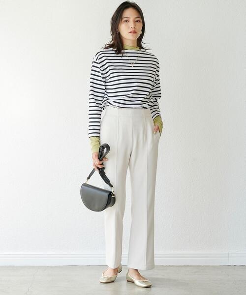 SAINT JAMES（セントジェームス）の「<SAINT JAMES (セントジェームス)> ウェッソン ボーダー カットソー 22（Tシャツ/カットソー・レディース・ホワイト/ブラック/ライトピンク/ケリー/コバルトブルー・3/1）」の19枚目の写真