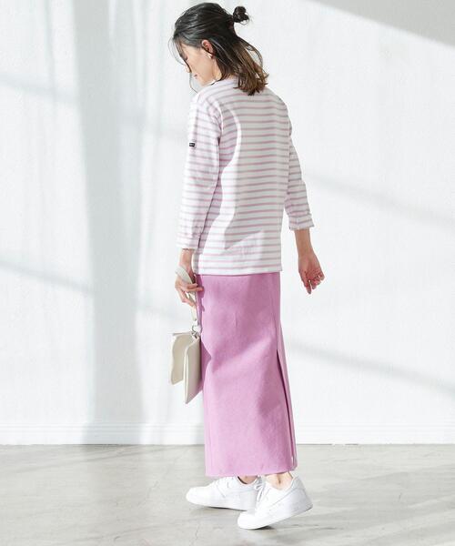 SAINT JAMES（セントジェームス）の「<SAINT JAMES (セントジェームス)> ウェッソン ボーダー カットソー 22（Tシャツ/カットソー・レディース・ホワイト/ブラック/ライトピンク/ケリー/コバルトブルー・3/1）」の13枚目の写真