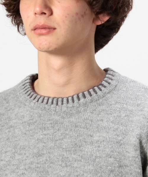coen(コーエン)の「ブランケットステッチニットプルオーバー(ニット/セーター・メンズ・ダークブラウン/グレー・X-LARGE/MEDIUM/LARGE/SMALL)」の12枚目の写真