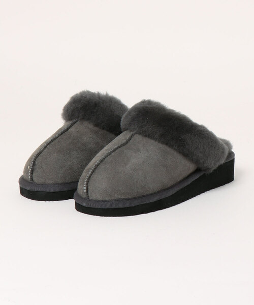 SHEPHERD（シェパード）の「SHEPHERD/シェパード S3103 シープスキンスリッパ（ブーツ・レディース・グレー/ブルー/ブラウン/ブラック・37/36/40/38/39）」の4枚目の写真