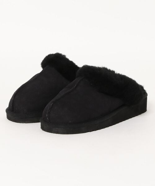 SHEPHERD（シェパード）の「SHEPHERD/シェパード S3103 シープスキンスリッパ（ブーツ・レディース・グレー/ブルー/ブラウン/ブラック・37/36/40/38/39）」の2枚目の写真