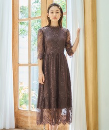 シースルー」に該当するワンピース/ドレス（ブラウン/茶色系