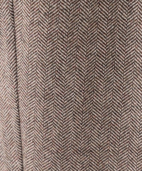 PUAL CE CIN（ピュアルセシン）の「【Du noir】ヘリンボーンサイドスリットパンツ（スラックス・レディース・グレー系その他/ブラウン系その他・FREE）」の19枚目の写真