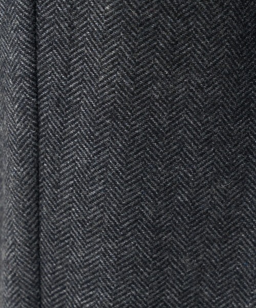 PUAL CE CIN（ピュアルセシン）の「【Du noir】ヘリンボーンサイドスリットパンツ（スラックス・レディース・グレー系その他/ブラウン系その他・FREE）」の10枚目の写真