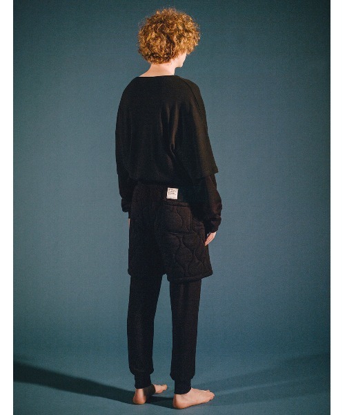 MR.GENTLEMAN(ミスタージェントルマン)の「【MISTERGENTLEMAN × GELATO PIQUE HOMME】LAYERED THERMAL SLEEVE TEE(Tシャツ/カットソー・メンズ・ブラック/グレー・MEDIUM/LARGE)」の11枚目の写真