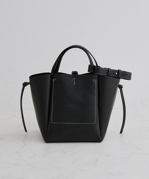 ROPE' PICNIC（ロペピクニック）の「【軽量＆マルチWAY】リングロックミドルバッグ（ショルダーバッグ・レディース・ブラック/ダークグリーン/オフホワイト/サックスブルー/グレー系その他/ピンク系その他2・FREE）」の9枚目の写真