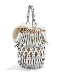 フリンジ バケットバッグ (カーフ)