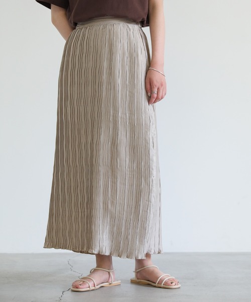 select MOCA（セレクトモカ）の「ノースリーブクリンクルセットアップ（セットアップ・レディース・ブラック/ブルー/グレイッシュベージュ・FREE）」の11枚目の写真