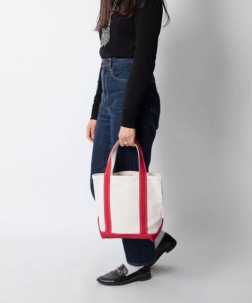 L.L.Bean（エルエルビーン）の「LL BEAN Boat and Tote エルエルビーン ボート・アンド・トート スモール トートバッグ（トートバッグ・レディース・ブラック/レッド/ブルー/ネイビー/ダークグリーン・FREE）」の13枚目の写真