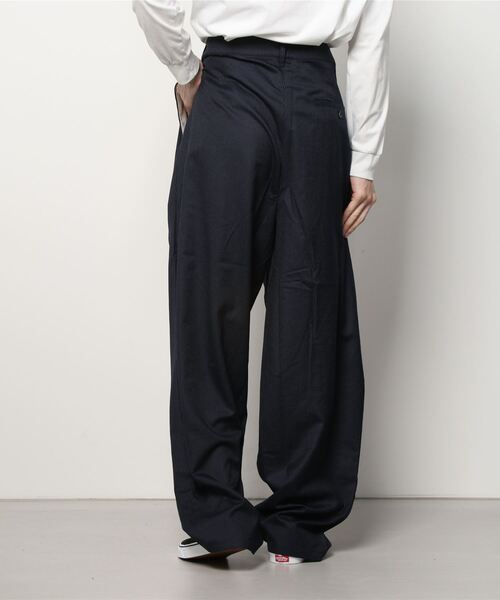 CAMIEL FORTGENS(カミエル フォートへンス)の「【CAMIEL FORTGENS】 suit pants wool woven / navy(スラックス・メンズ・ネイビー・SMALL/MEDIUM)」の3枚目の写真