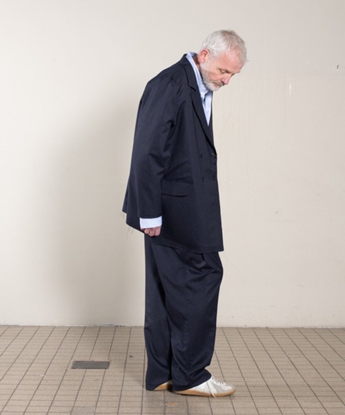 CAMIEL FORTGENS(カミエル フォートへンス)の「【CAMIEL FORTGENS】 suit pants wool woven / navy(スラックス・メンズ・ネイビー・SMALL/MEDIUM)」の7枚目の写真
