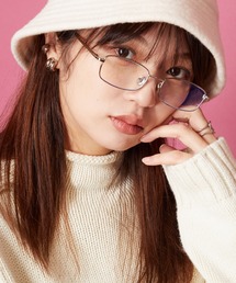 MEMENTISM（メメントイズム）の「ユニセックスデザイン クリアレンズサングラス 伊達メガネ リムレスメガネ（メガネ）」